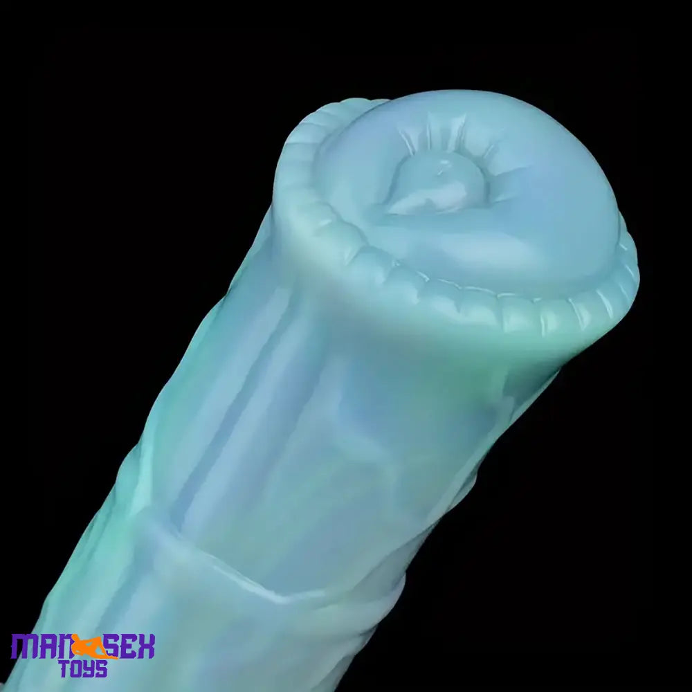 7.78in Liquid Silicone Fantasy Horse Glowing Luminous Durable Cock Dildo