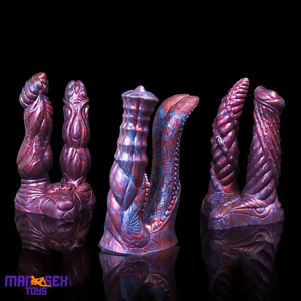 7.64in 7.99in 8.07in Fantasy Silicone Double Heads Dildo For Lesbian Sex