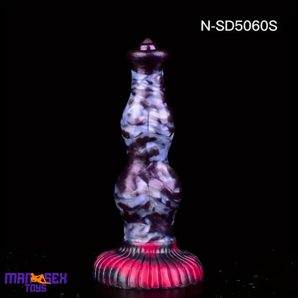 7.87in 7.99in 9.25in Soft Silicone Dog Dildo For Vagina Massage Male Tool