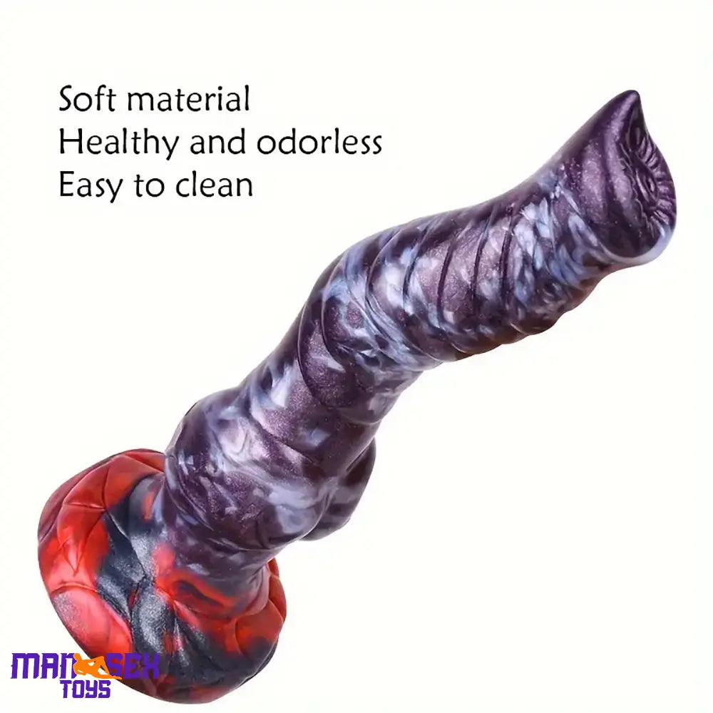 7.87in 7.99in 9.25in Soft Silicone Dog Dildo For Vagina Massage Male Tool