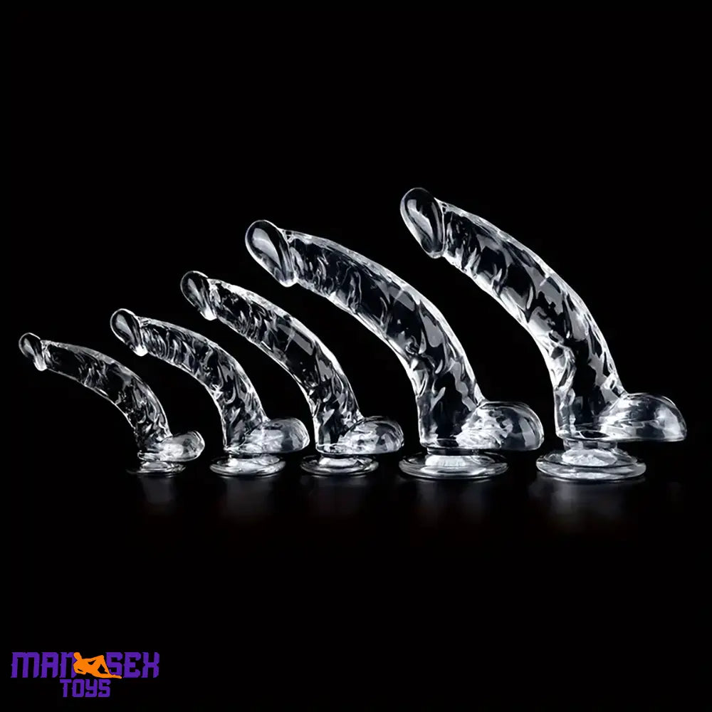 Multiple Lengths Clear Dildo For Women Men Gay Lesbian Sex Cock Pleasure