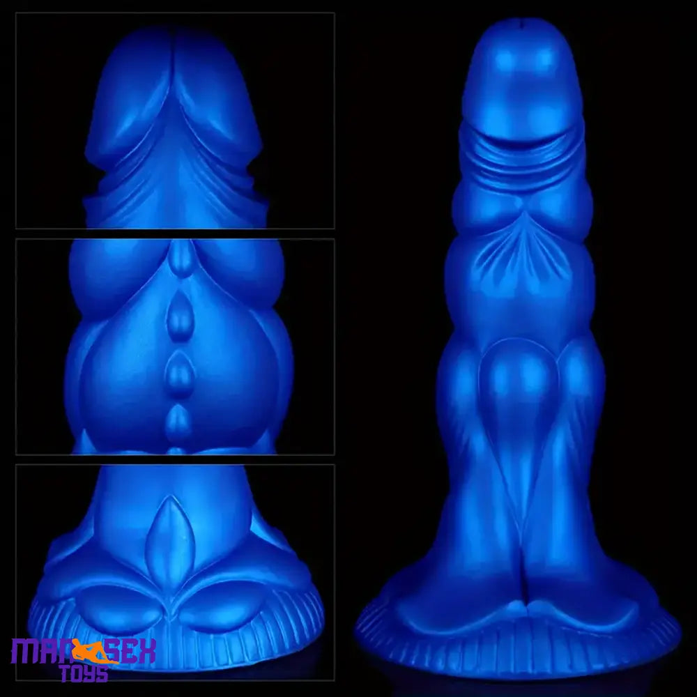 7.87in 8.1in 9.25in Silicone Realistic Monster Soft Bendable Pleasure Dildo