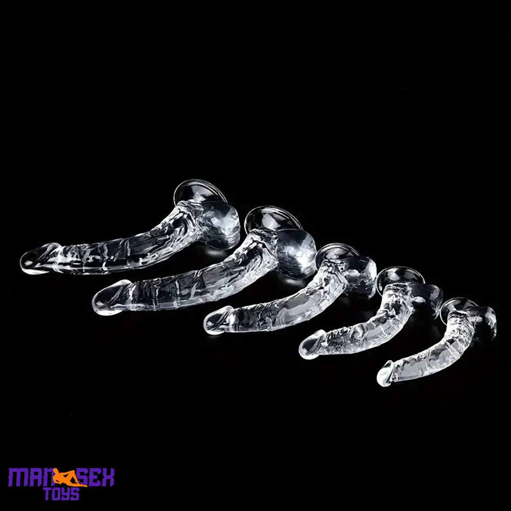 Multiple Lengths Clear Dildo For Women Men Gay Lesbian Sex Cock Pleasure