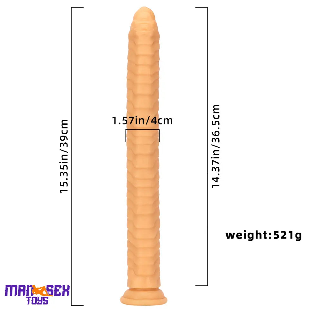 15.35in Long Huge Colorful Dildo For Anal Vaginal Expansion Sex Cock Toy