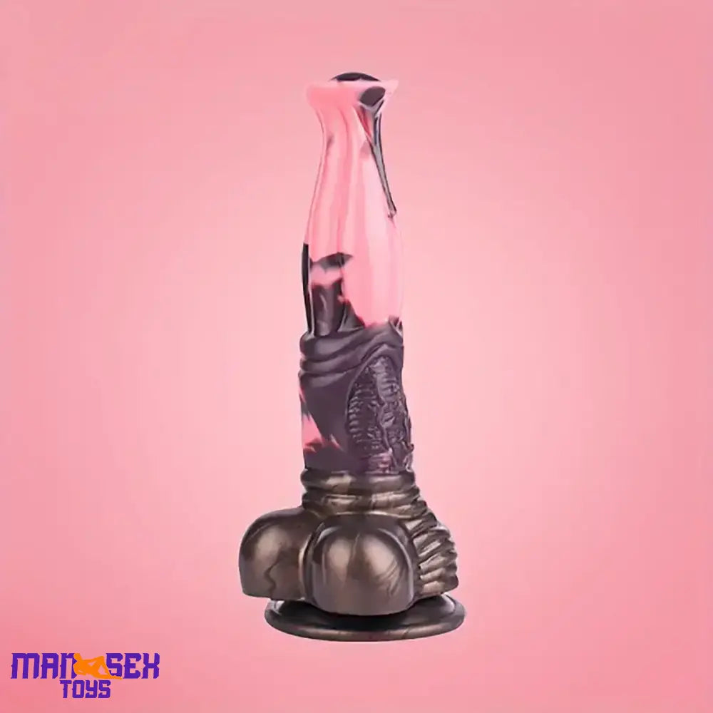 11in 9.8in 11.2in 9.8in Soft Silicone Fantasy Large Horse Penis Knotted Dildo