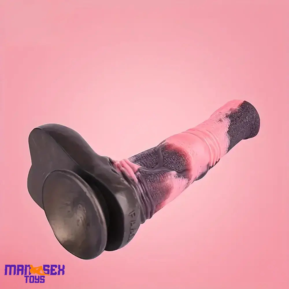 11in 9.8in 11.2in 9.8in Soft Silicone Fantasy Large Horse Penis Knotted Dildo