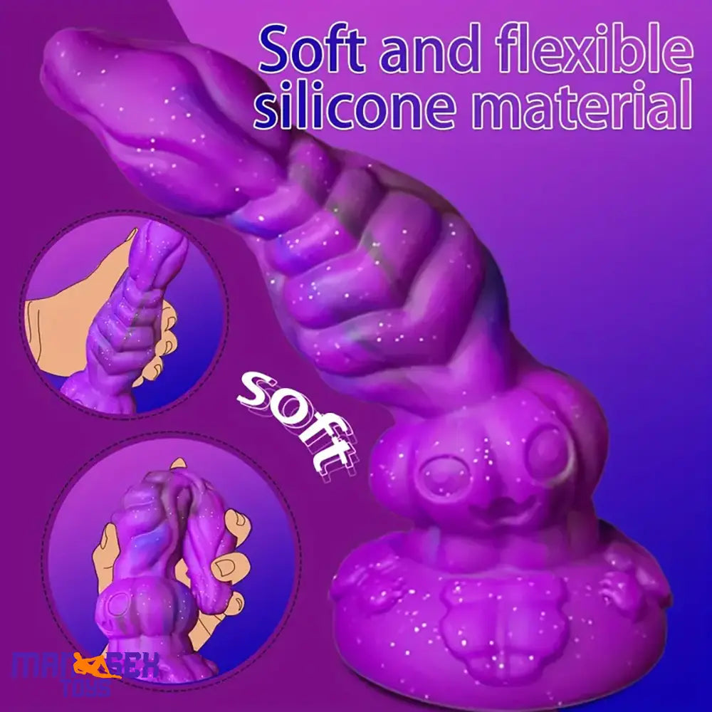 9.4in Soft Liquid Silicone Big Alien Dildo For Orgasm Masturbation Female