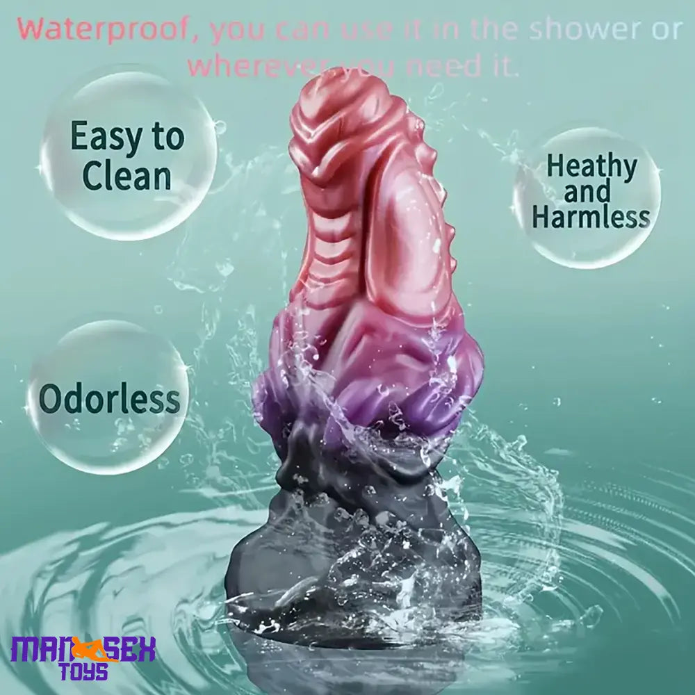 6.69in 8.66in Silicone Flexible Fantasy Dildo For BDSM Comfortable Sex