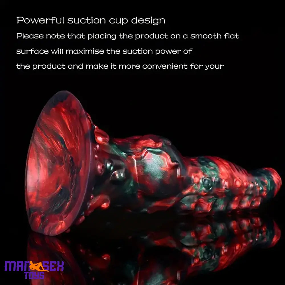 9.65in Silicone Big Soft Thick Tentacle Octopus Monster Dildo Sex Cock Toy