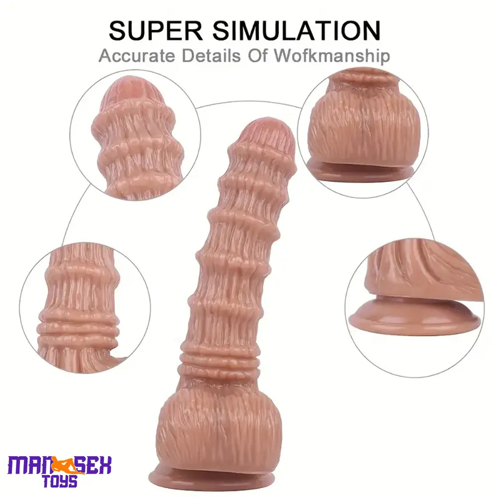 9.25in 9.65in 11in Real Big Silicone Soft Dildo For Women Adult Pleasure Toy