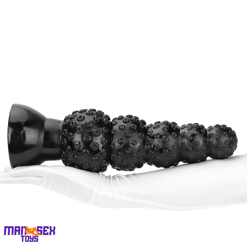 9.84in 13.38in 13.78in 15.74in Big Black Beads Butt Plug Dildo Suction Cup