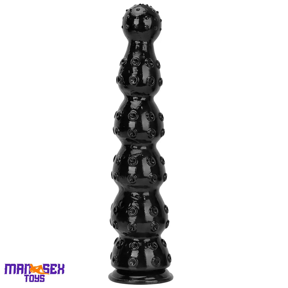 9.84in 13.38in 13.78in 15.74in Big Black Beads Butt Plug Dildo Suction Cup