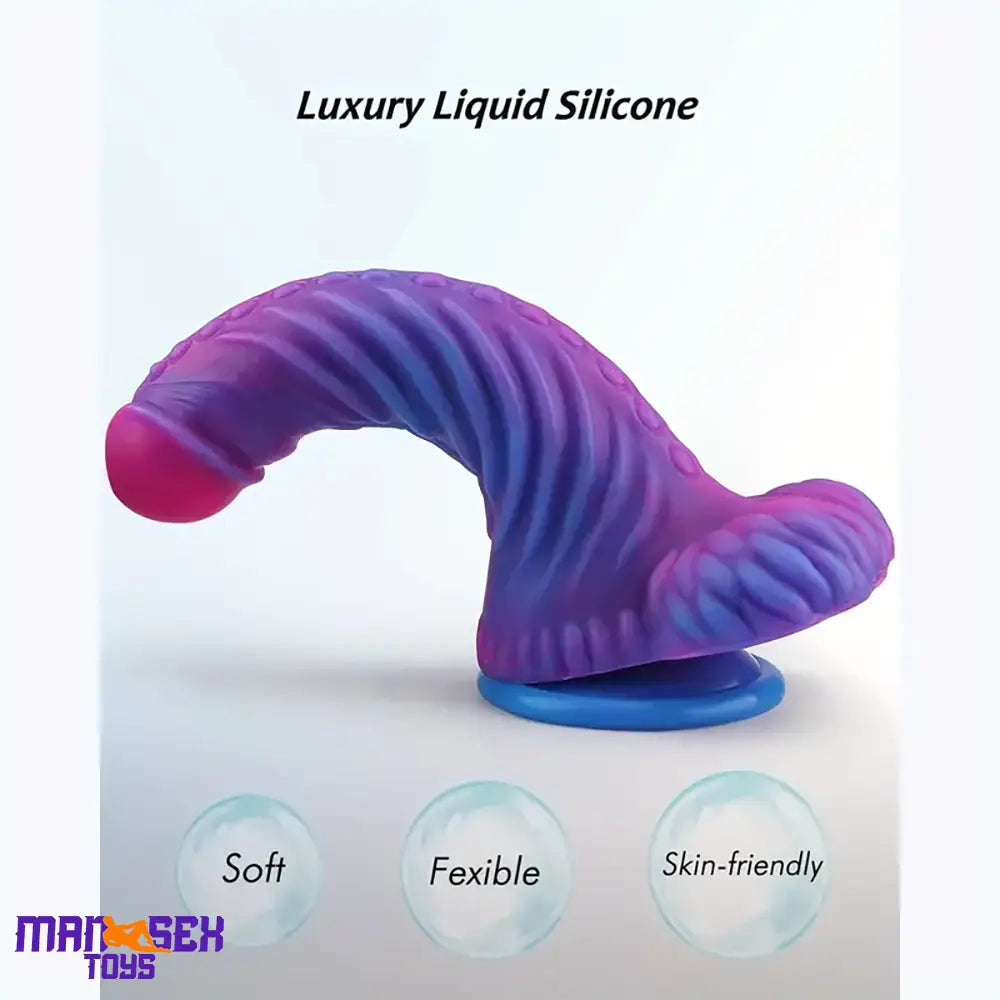 7.48in Soft Silicone Fantasy Monster Body Safe Dildo For Women Sex Cock