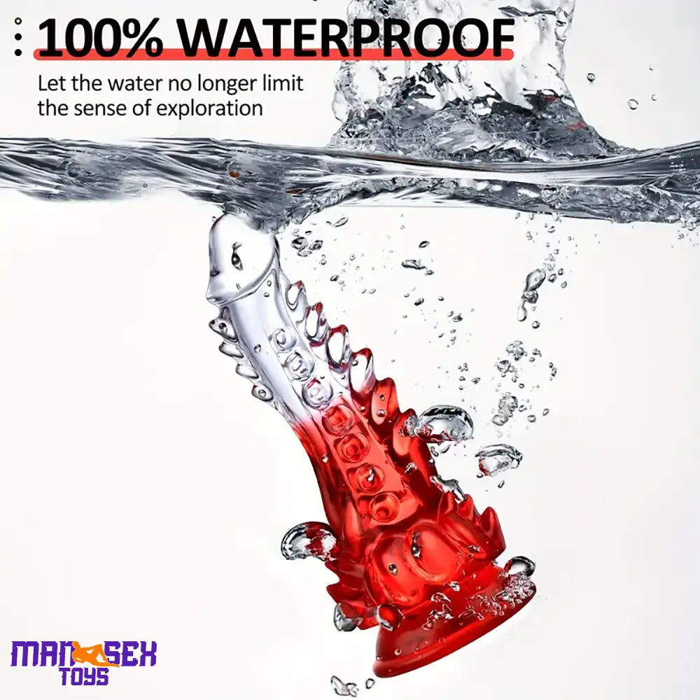 8.6in Spiked Soft Dildo Female Masturbator For Anus Vaginal Sex Cock