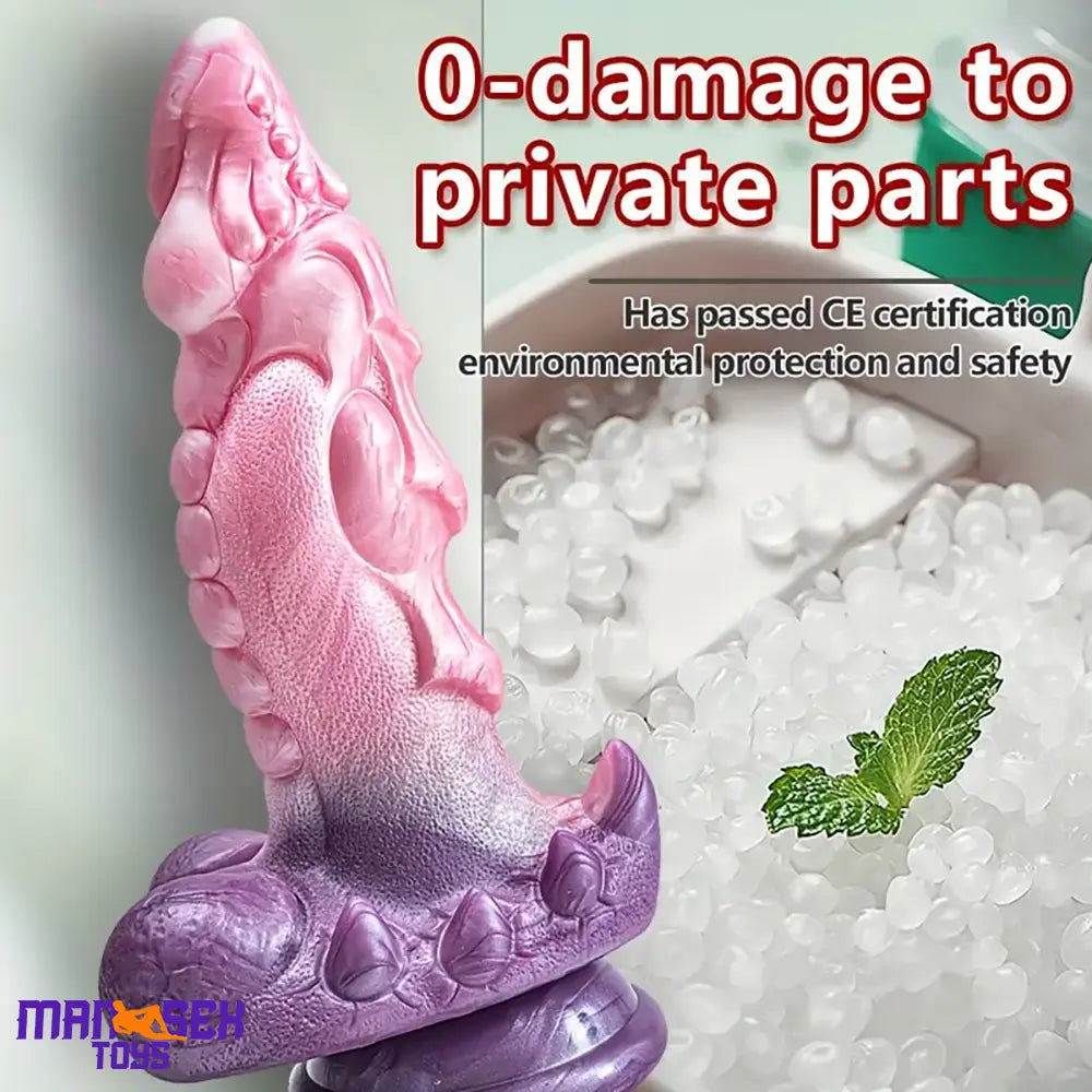 9.05in Fantasy Silicone Large Monster Anal Dildo For Anus Clit Sex Cock