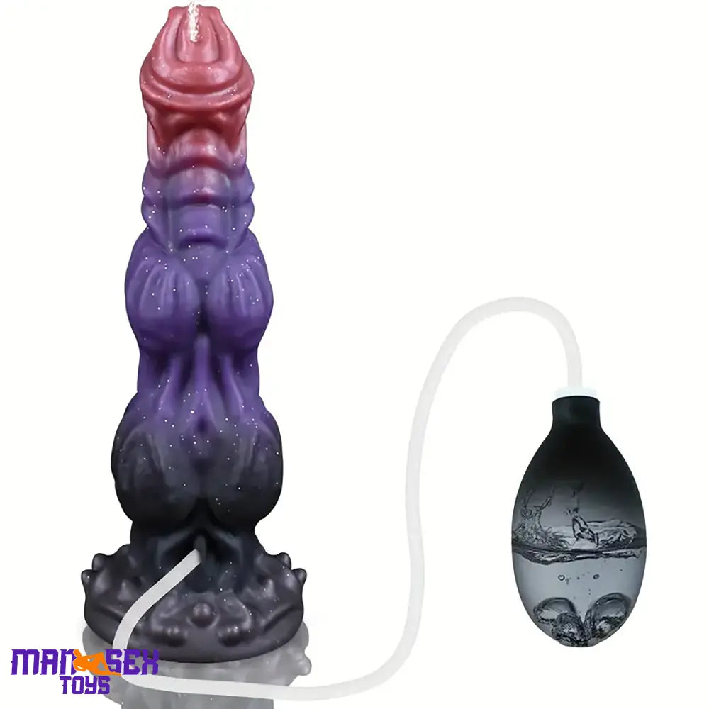 9.4in Fantasy Monster Silicone Soft Ejaculating Dildo For Women Pleasure Toy