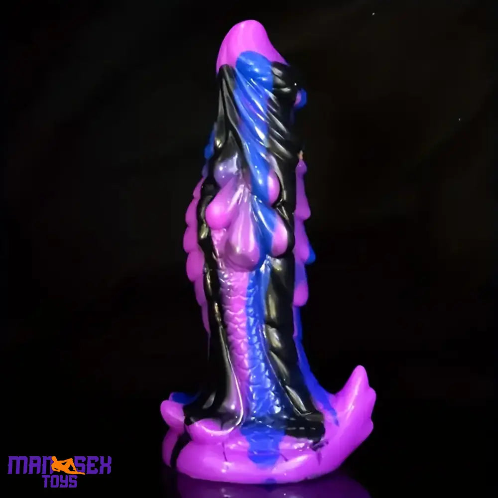 8.56in Large Animal Dragon Odd Silicone Soft Dildo Flexible Massager