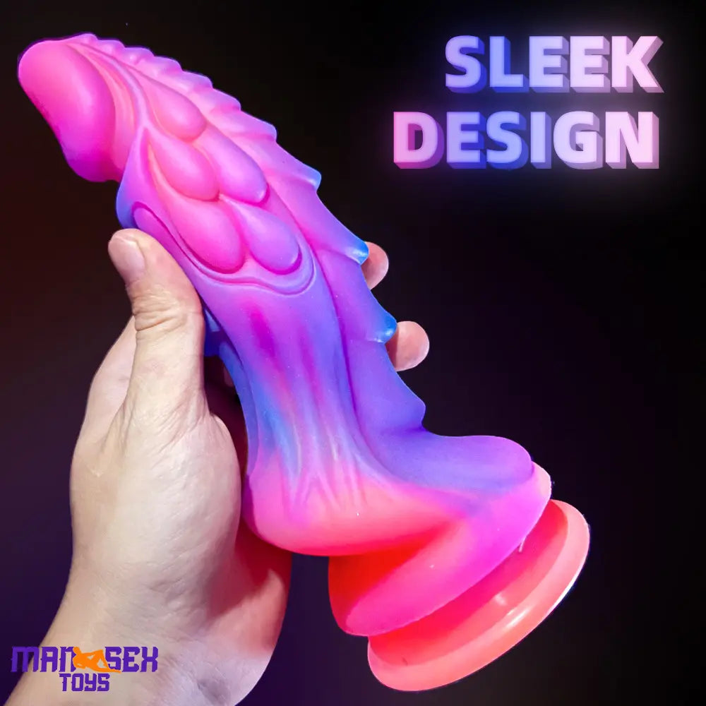 8.46in Colored Luminous Silicone Big Soft Dildo For Women Sex Masturbator