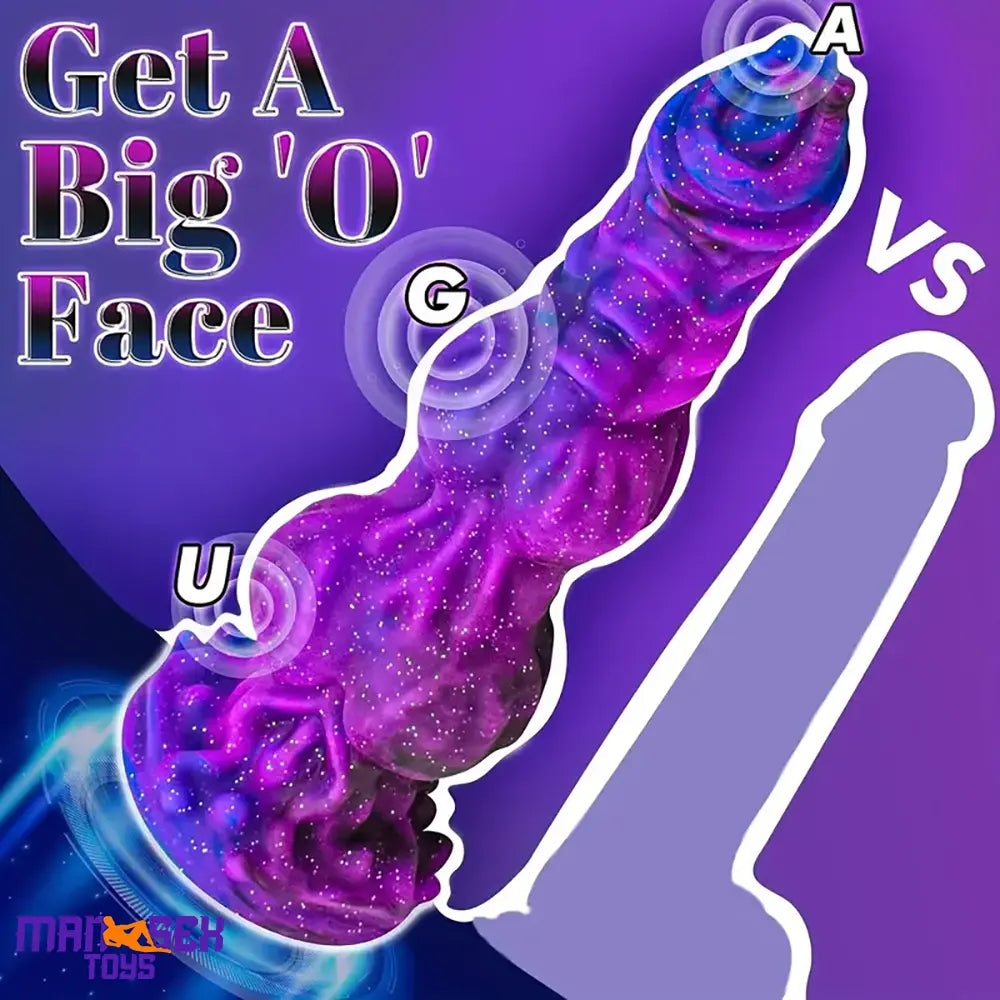 9.65in Fantasy Soft Silicone Monster Dildo For Couples Love Male Sex Toy