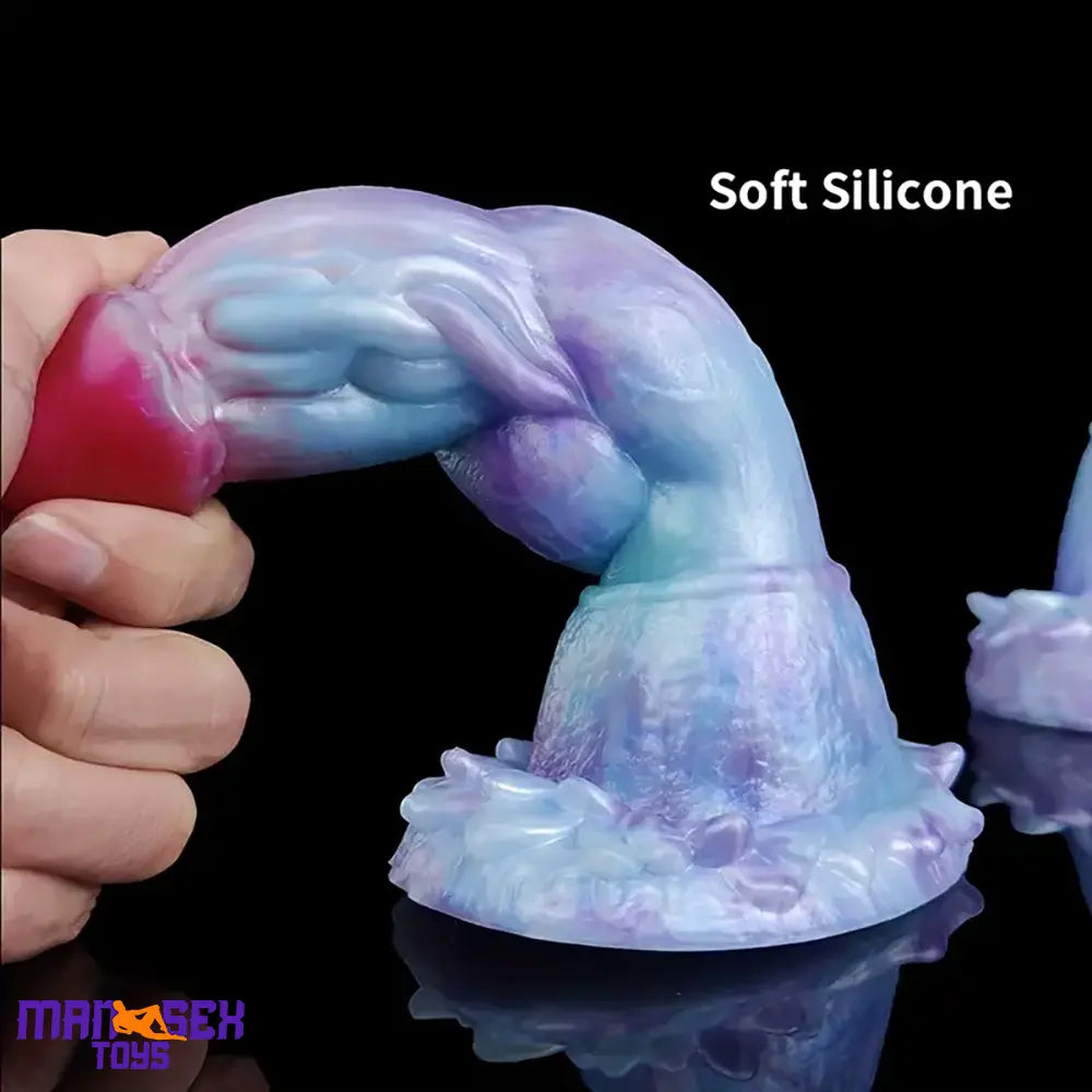 5.7in 7.79in 9.96in Dragon Soft Silicone Monster Penis Dildo With Big Knot