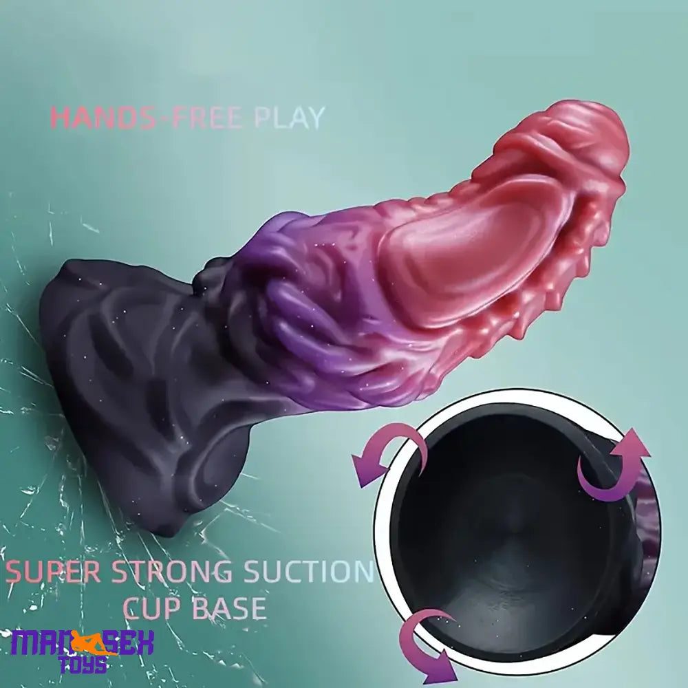 6.69in 8.66in Silicone Flexible Fantasy Dildo For BDSM Comfortable Sex