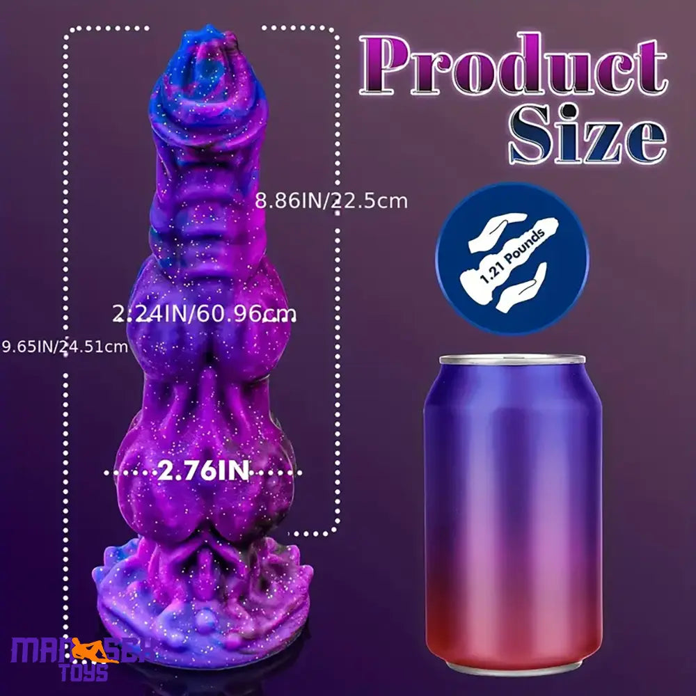 9.65in Fantasy Soft Silicone Monster Dildo For Couples Love Male Sex Toy