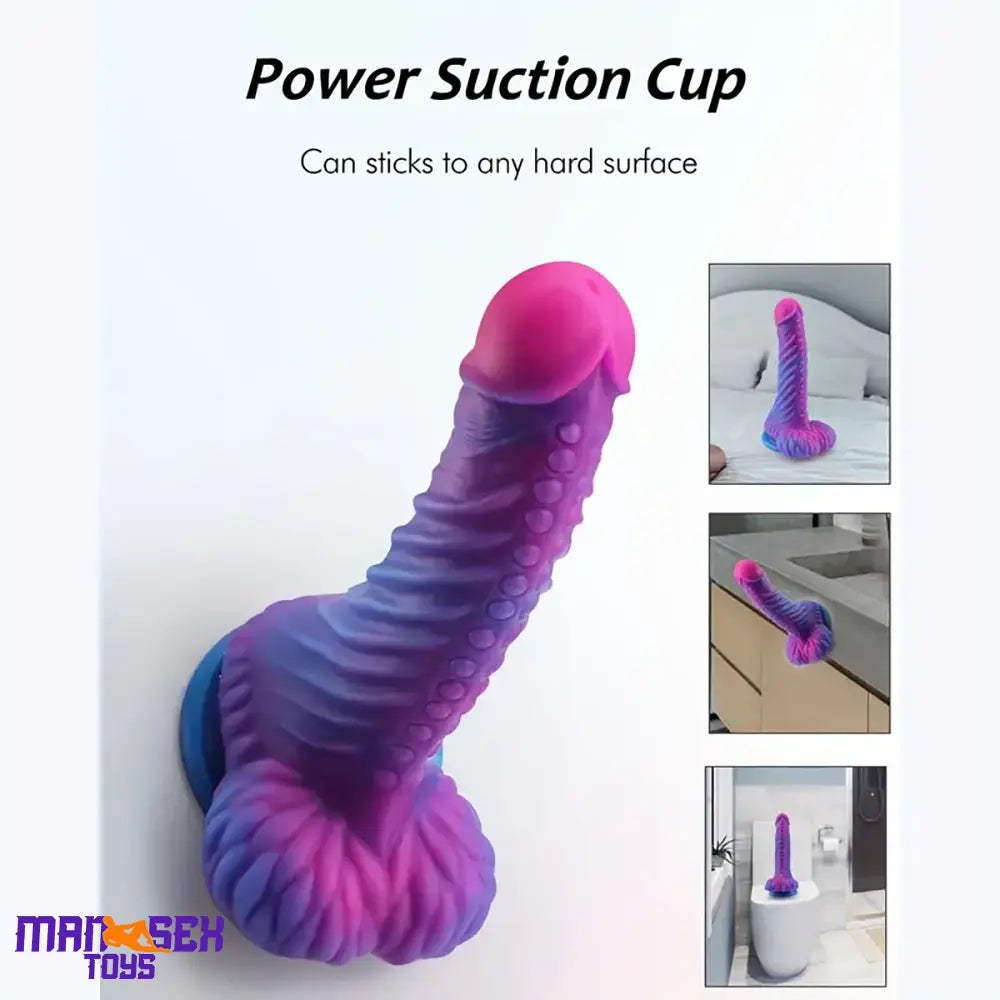 7.48in Soft Silicone Fantasy Monster Body Safe Dildo For Women Sex Cock