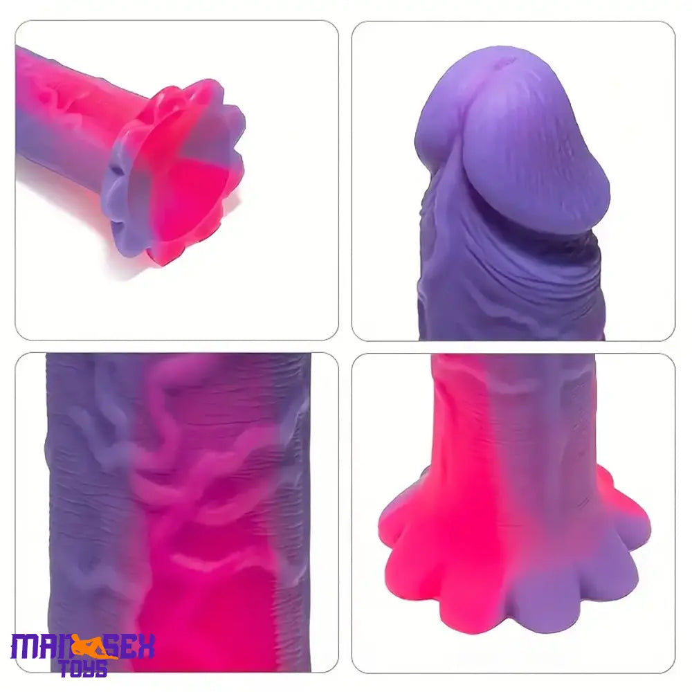 6.88in Silicone Soft Dildo For Adult Sex Toy For Anal Stimulation Penis Sex
