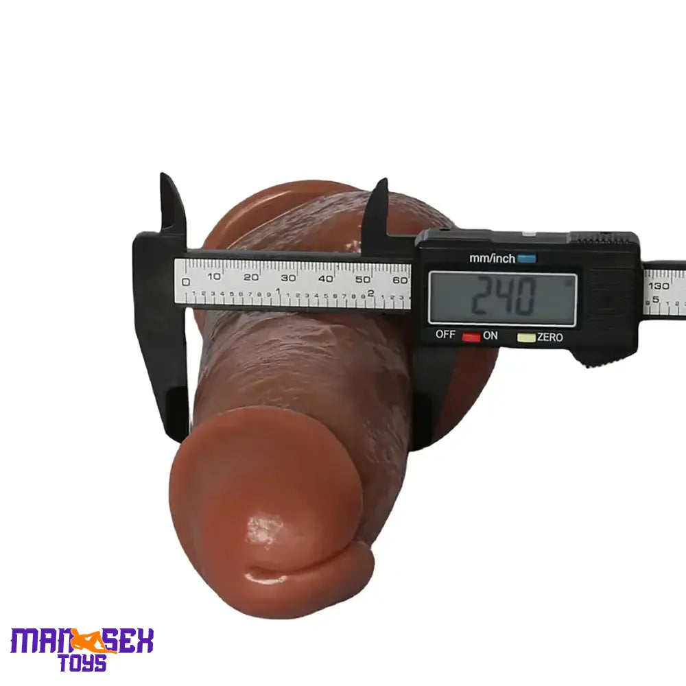 8.7in Big Thick Real Looking Dildo For G-spot Vagina Sex Love Masturbator