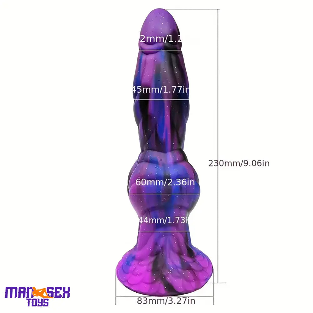 9.06in Liquid Silicone Monster Big Dildo For Male Comfortable Sex Toy