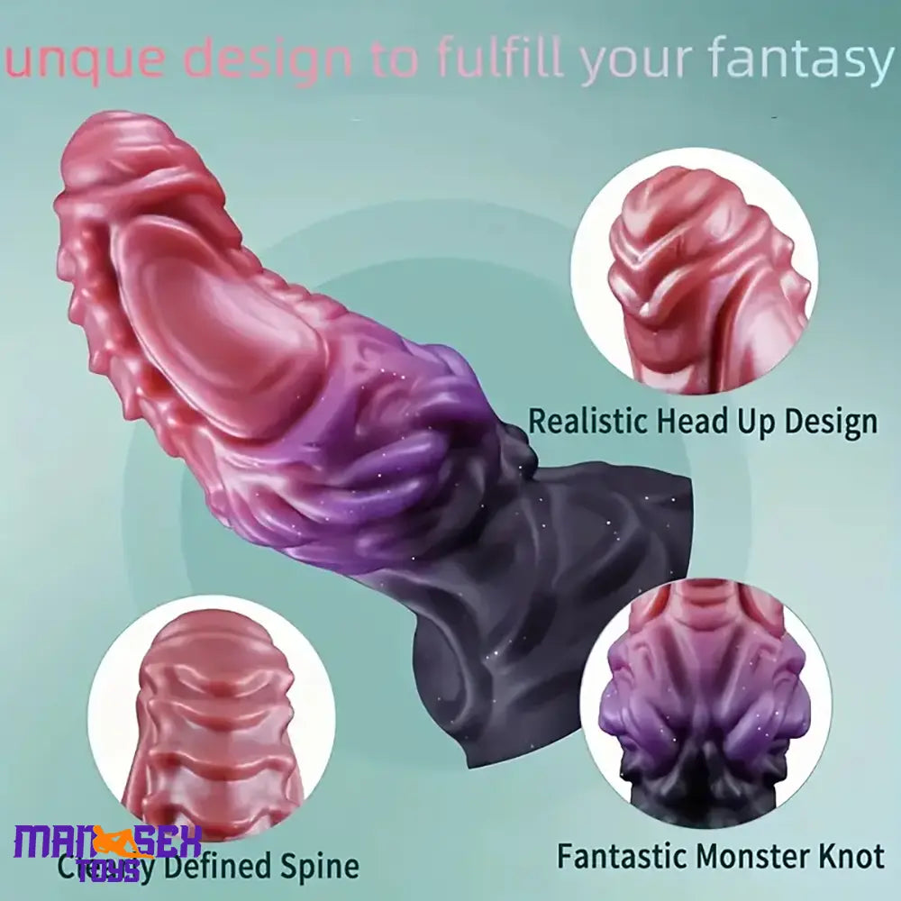 6.69in 8.66in Silicone Flexible Fantasy Dildo For BDSM Comfortable Sex