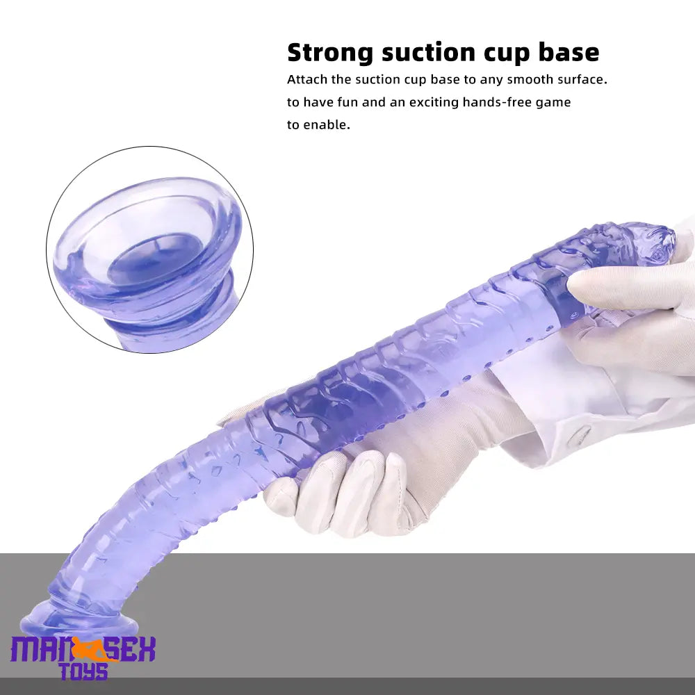 15.35in Long Huge Colorful Dildo For Anal Vaginal Expansion Sex Cock Toy