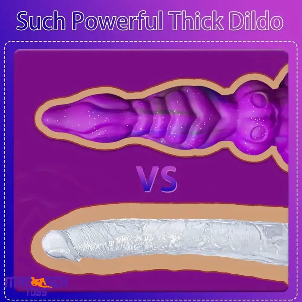 9.4in Soft Liquid Silicone Big Alien Dildo For Orgasm Masturbation Female