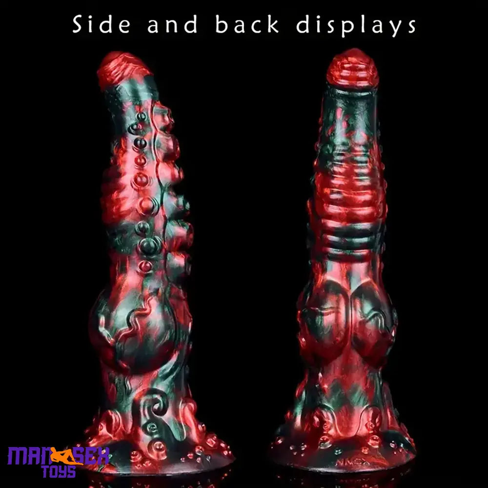 9.65in Silicone Big Soft Thick Tentacle Octopus Monster Dildo Sex Cock Toy