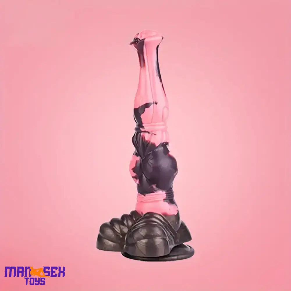 11in 9.8in 11.2in 9.8in Soft Silicone Fantasy Large Horse Penis Knotted Dildo