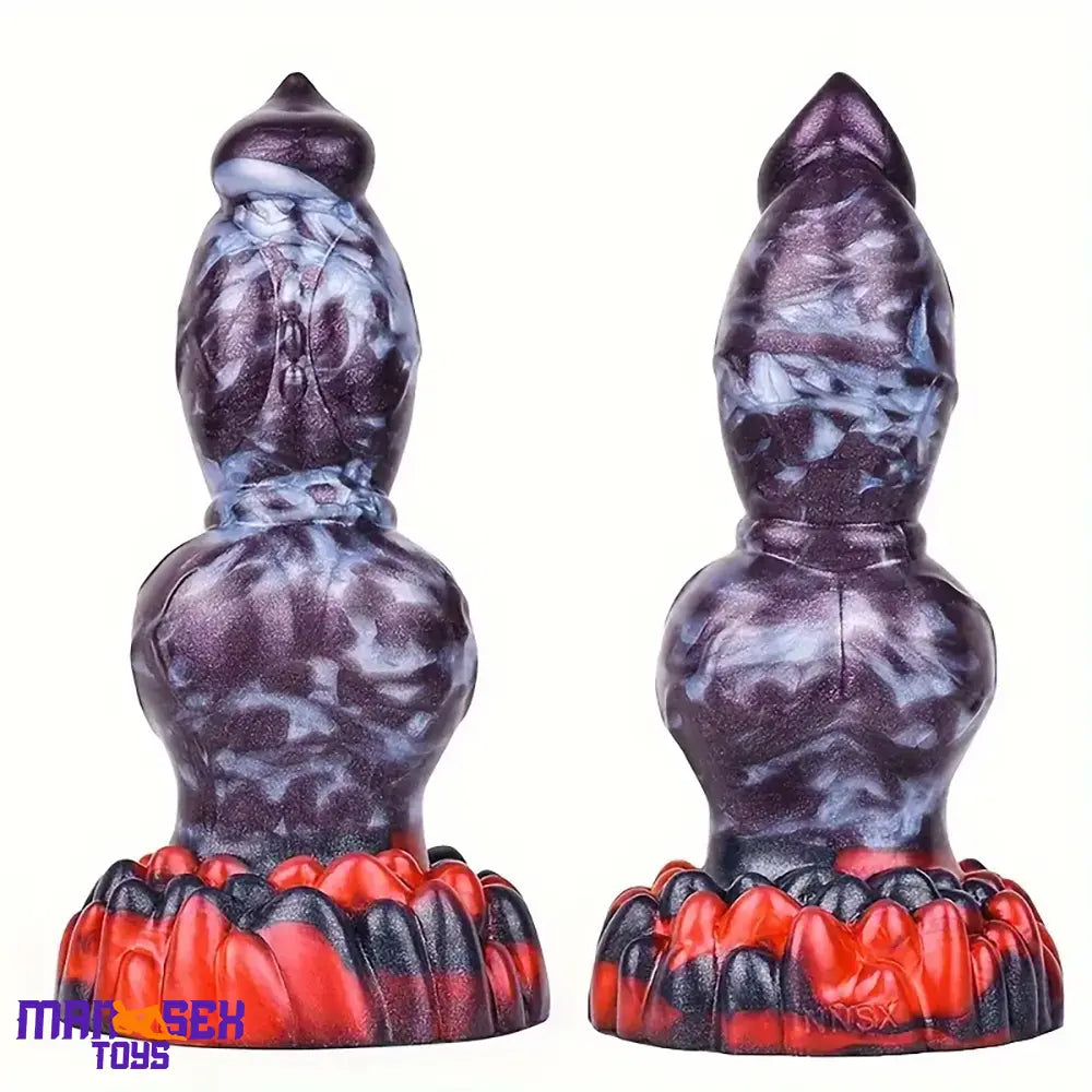 7.87in 7.99in 9.25in Soft Silicone Dog Dildo For Vagina Massage Male Tool