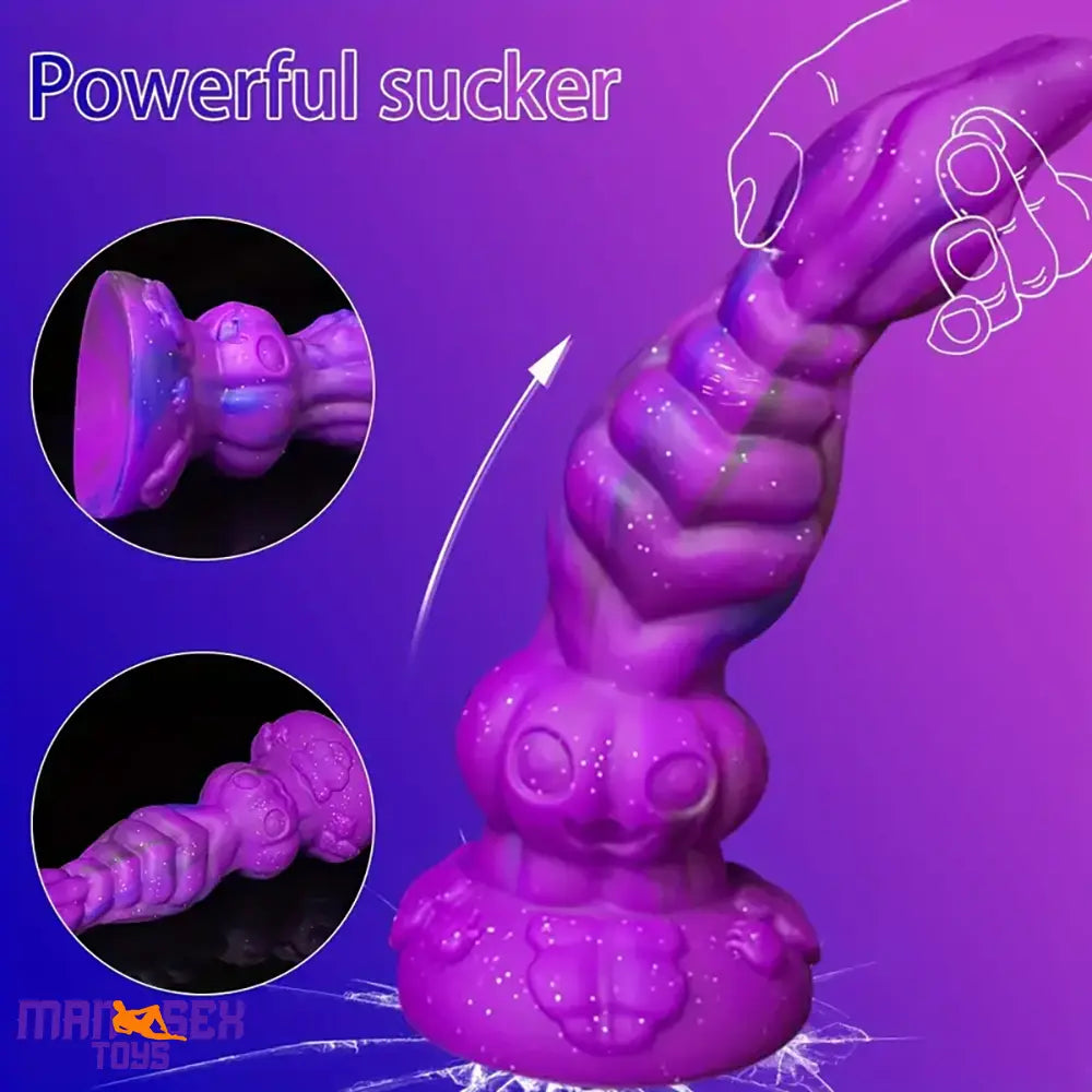 9.4in Soft Liquid Silicone Big Alien Dildo For Orgasm Masturbation Female