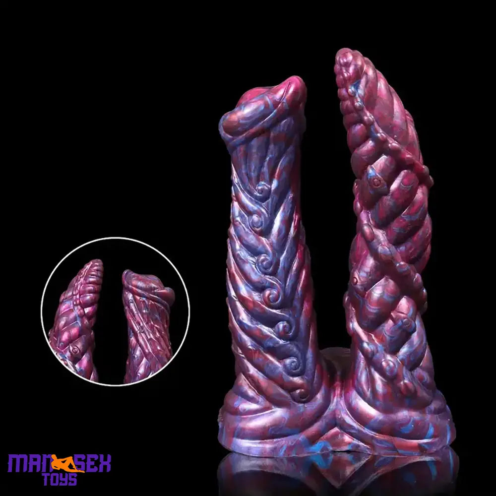 7.64in 7.99in 8.07in Fantasy Silicone Double Heads Dildo For Lesbian Sex
