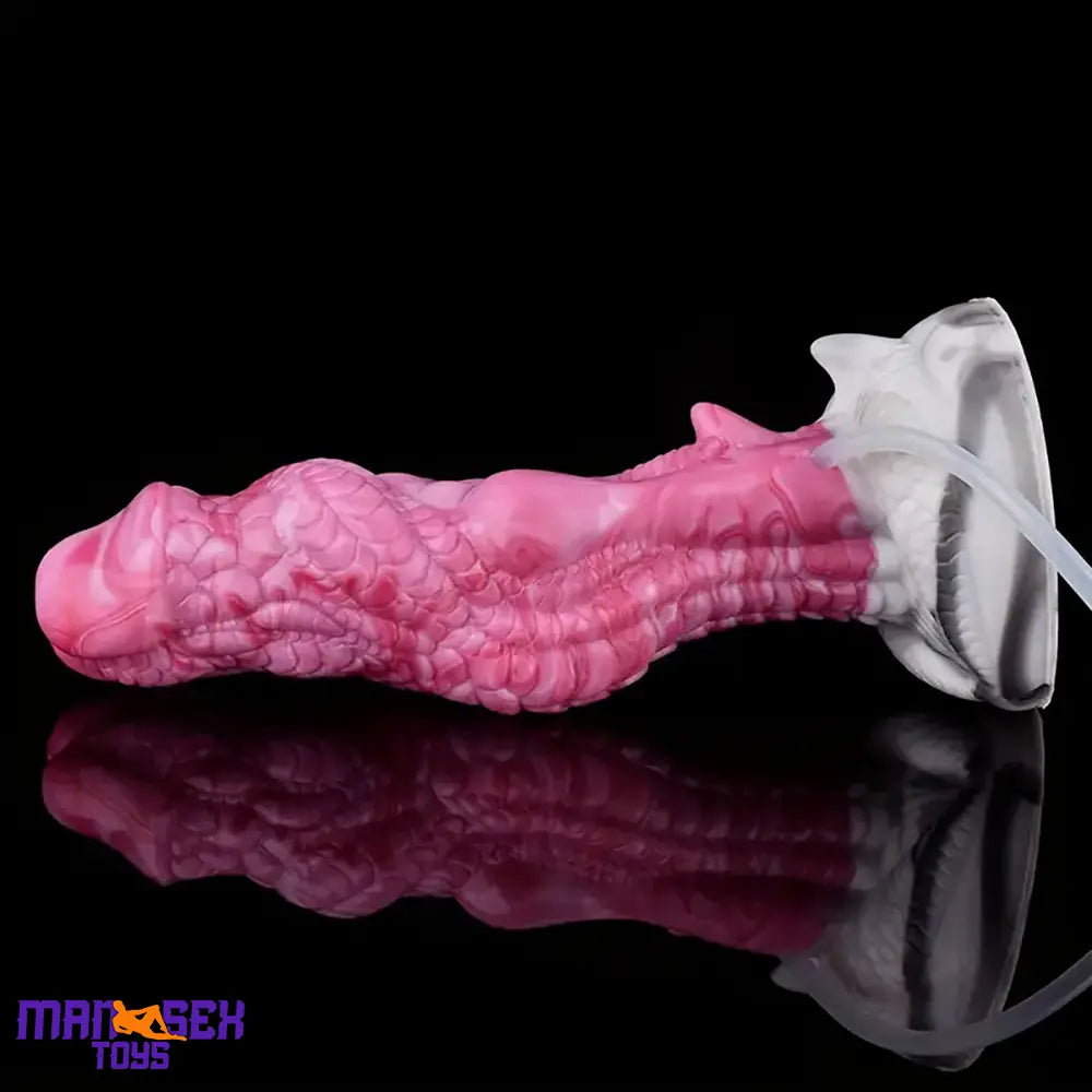 8.03in Realistic Animal Alien Dragon Ejaculating Silicone G-spot Cock Dildo