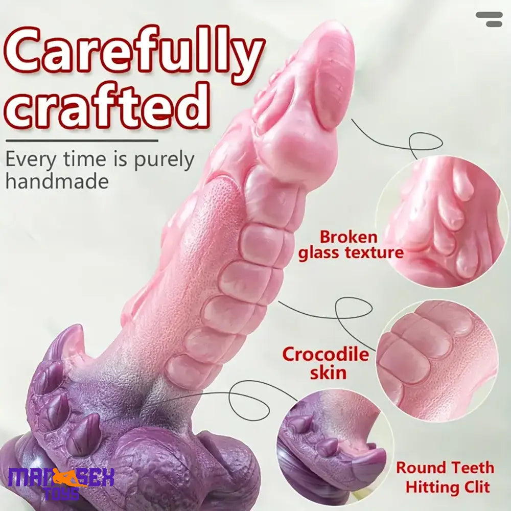 9.05in Fantasy Silicone Large Monster Anal Dildo For Anus Clit Sex Cock