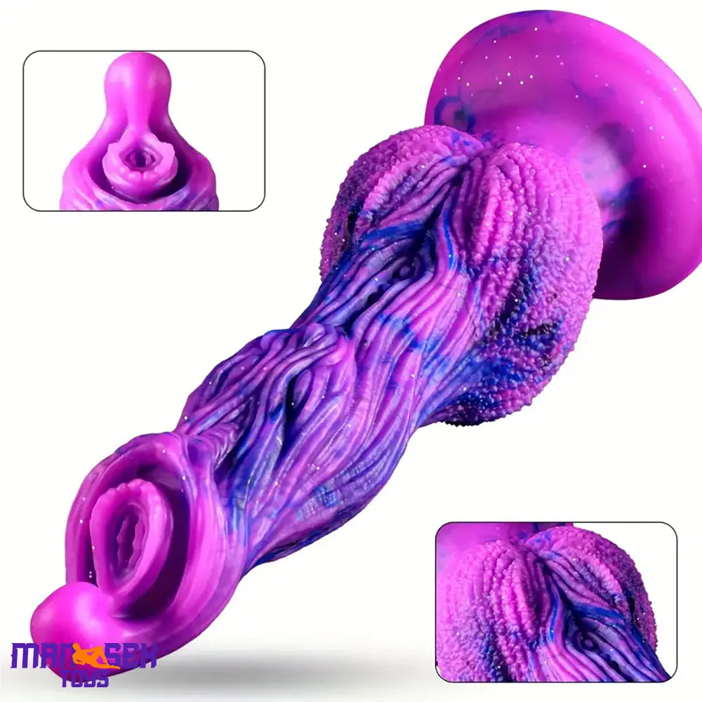 9.8in Fantasy Animal Soft Silicone Dog Monster Dildo For Couples Sex