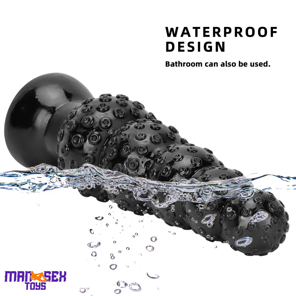 9.84in 13.38in 13.78in 15.74in Big Black Beads Butt Plug Dildo Suction Cup