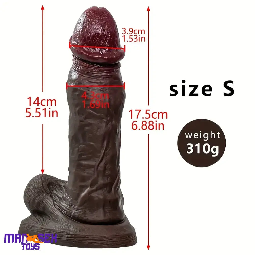 6.88in 9.64in 11.22in Realistic Big G-Spot Silicone Lifelike Dildo For Orgasm