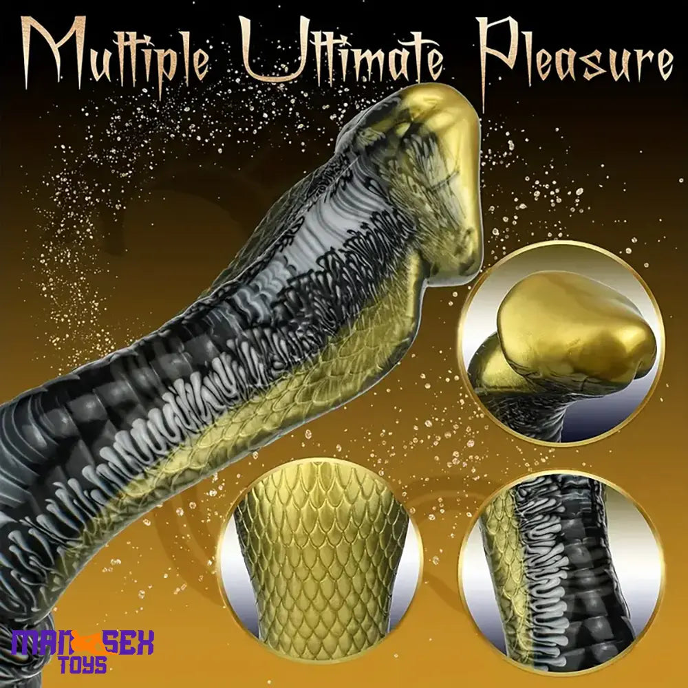 8.5in Big Silicone Soft Monster Animal Snake Dildo For Vagina Sex Lover