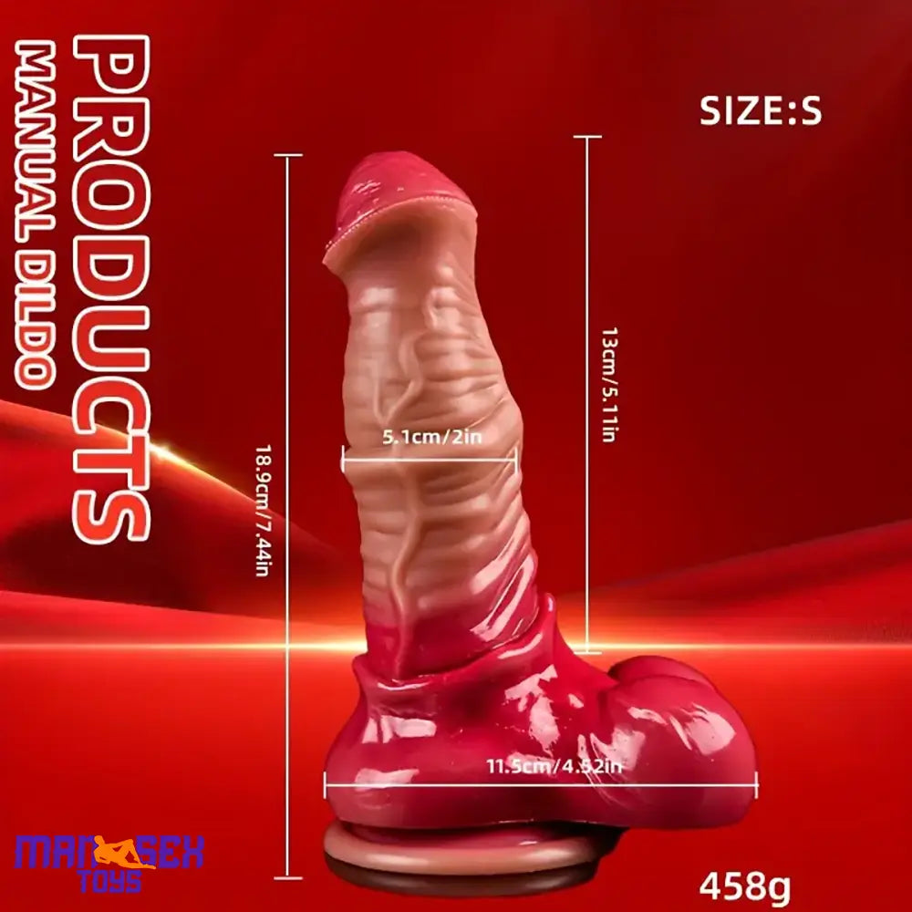 7.44in 8.46in 9.44in 10.03in 11.22in Big Silicone Soft Horse Cock Thick Dildo