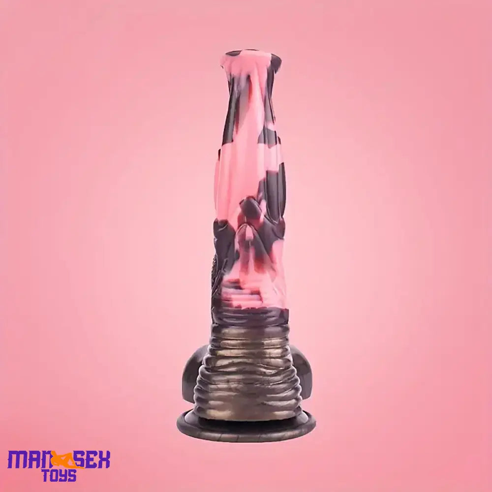 11in 9.8in 11.2in 9.8in Soft Silicone Fantasy Large Horse Penis Knotted Dildo