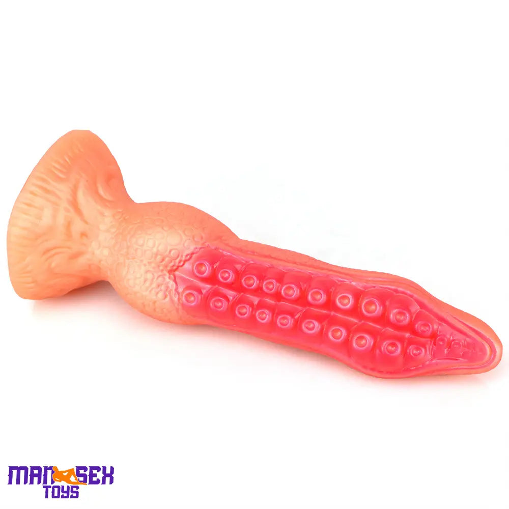 7.08in 9.06in 10.24in 11.81in Octopus Tentacle Cock Silicone Soft Dildo