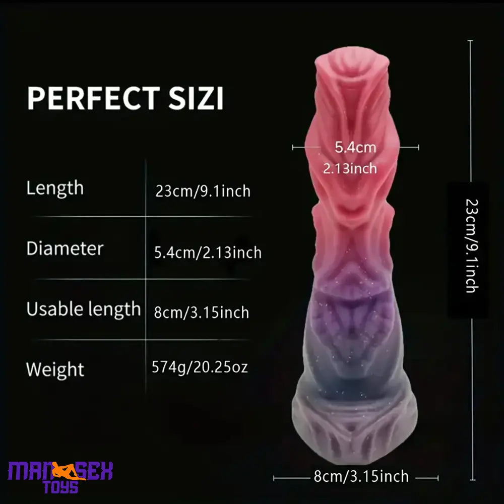 9.1in Fantasy Silicone Monster Large Dildo For Anal Sex Love Game Player