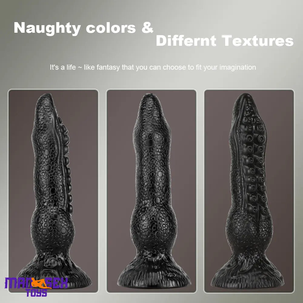 7.08in 9.06in 10.24in 11.81in Big Fantasy Tentacle Octopus G-Spot Dildo