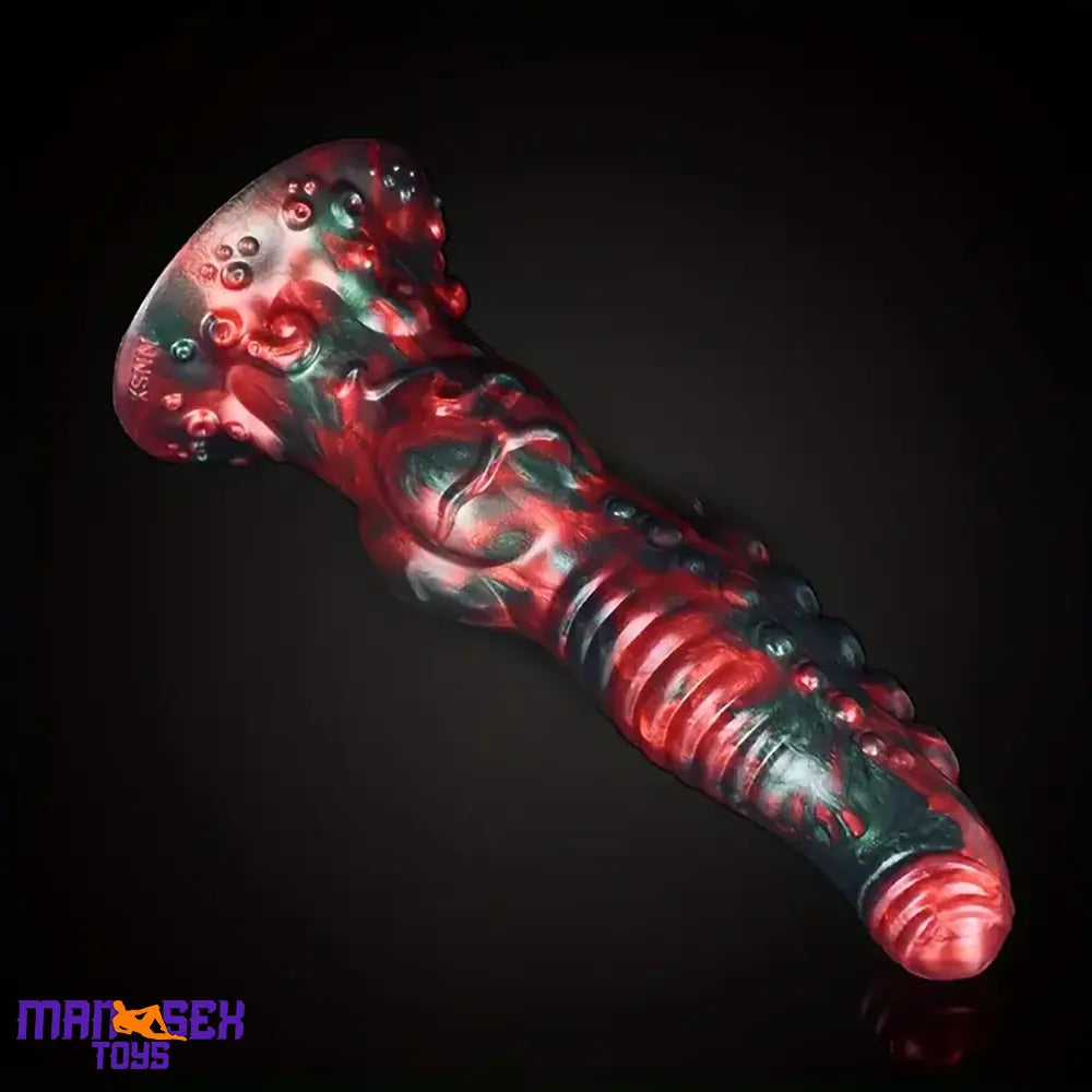 9.65in Silicone Big Soft Thick Tentacle Octopus Monster Dildo Sex Cock Toy
